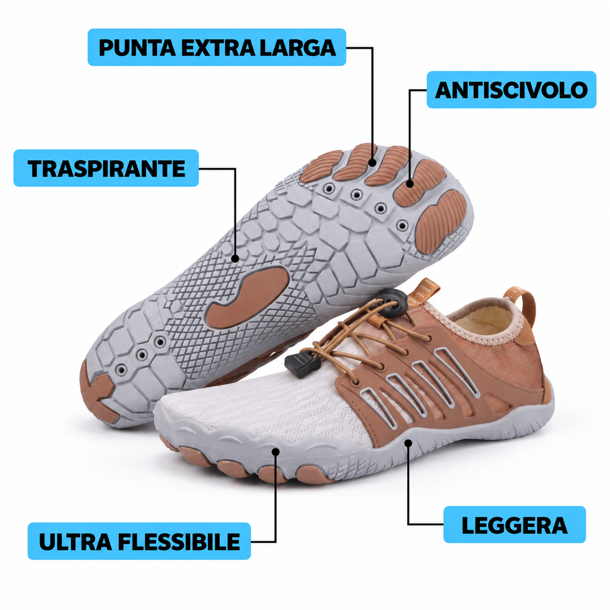 Vouzze Skin Pro – Barefoot con rame