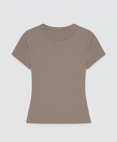Camiseta modal premium moca