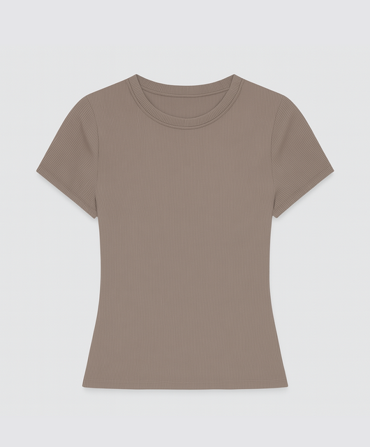 Camiseta modal premium moca