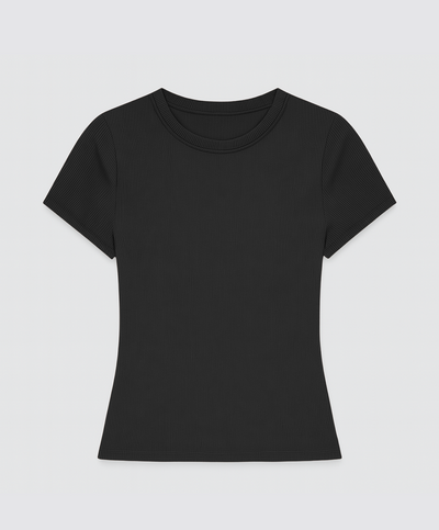Camiseta modal premium negra
