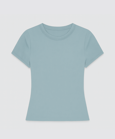 Camiseta modal premium celeste