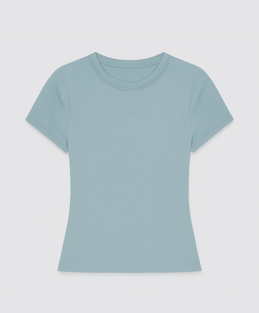 Camiseta modal premium celeste