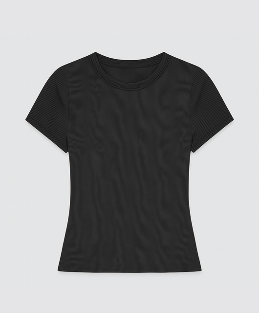Camiseta modal premium negra