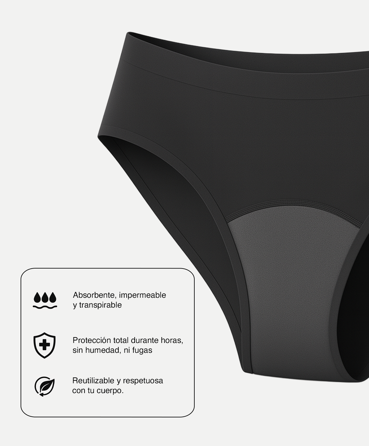 Seamless Invisible Period Briefs
