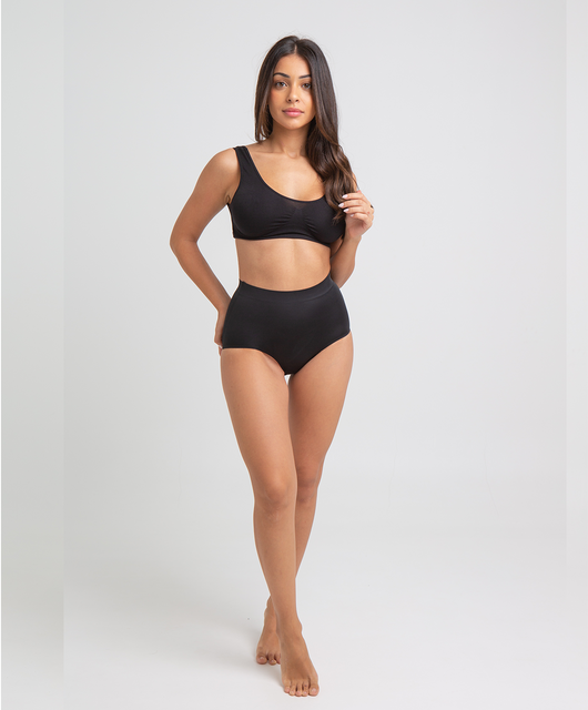 Braguita reductora diaria control abdomen Negra