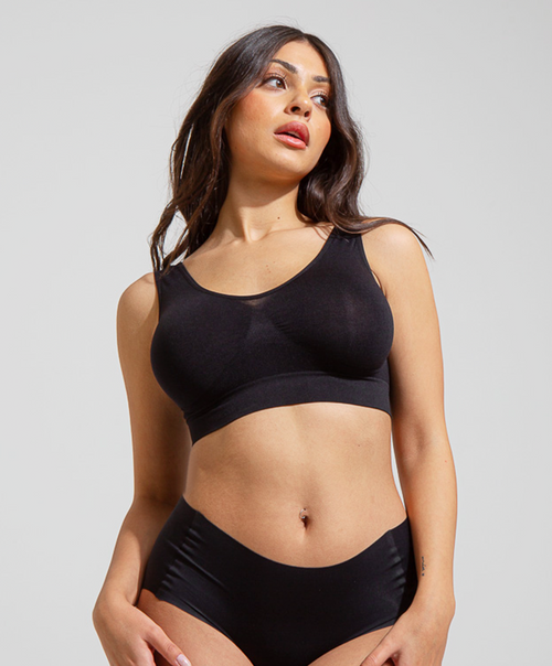 Top Seamless Sculpt Negro