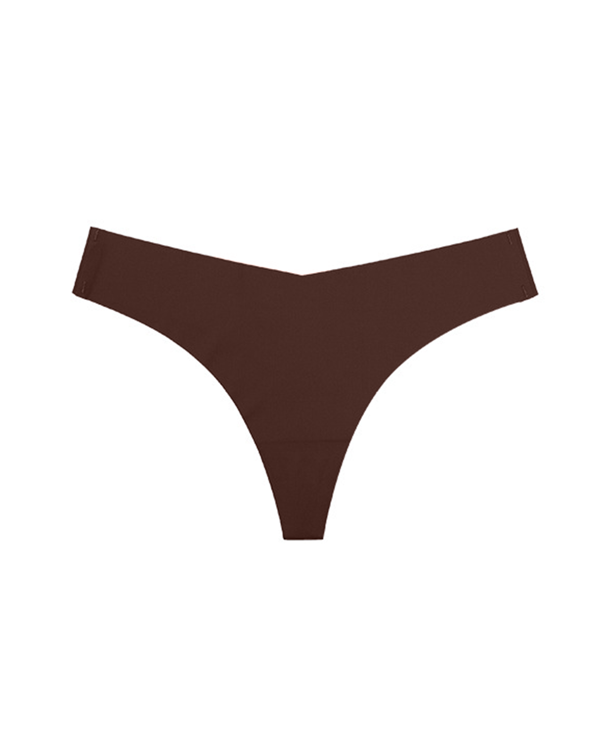Tanga Invisible Laser Cut Marrón
