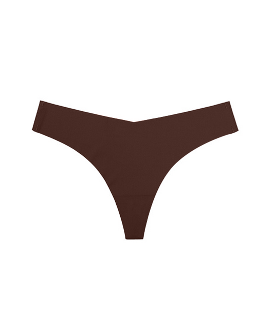 Tanga Invisible Laser Cut Marrón
