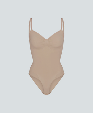Seamless Confidence Bodysuit - Beige